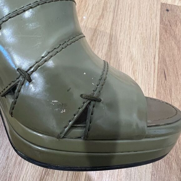 Tod’s Green Patent Leather Heels size 7.5 - Picture 9 of 9